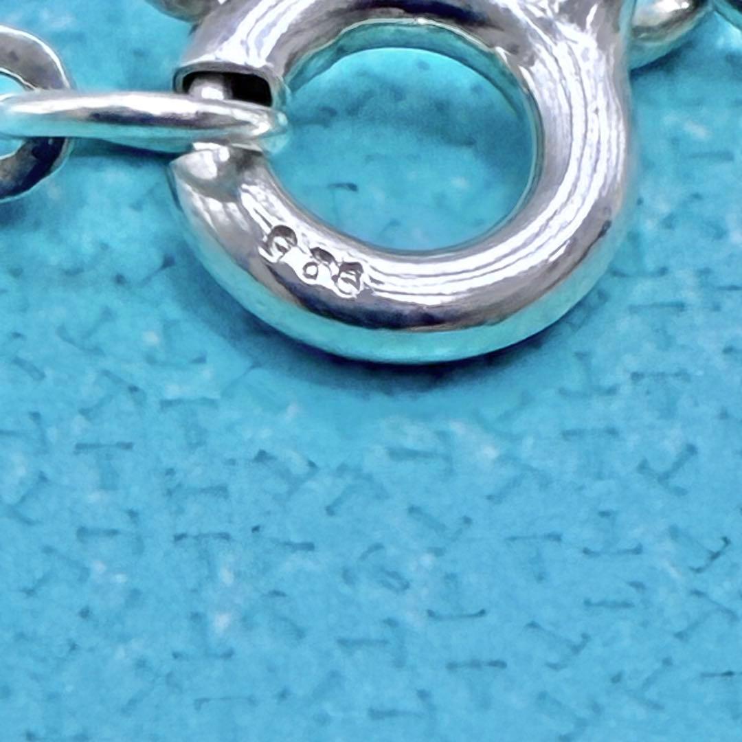 【極美品】ティファニー ネックレス あずきチェーンのみ 76cm シルバー