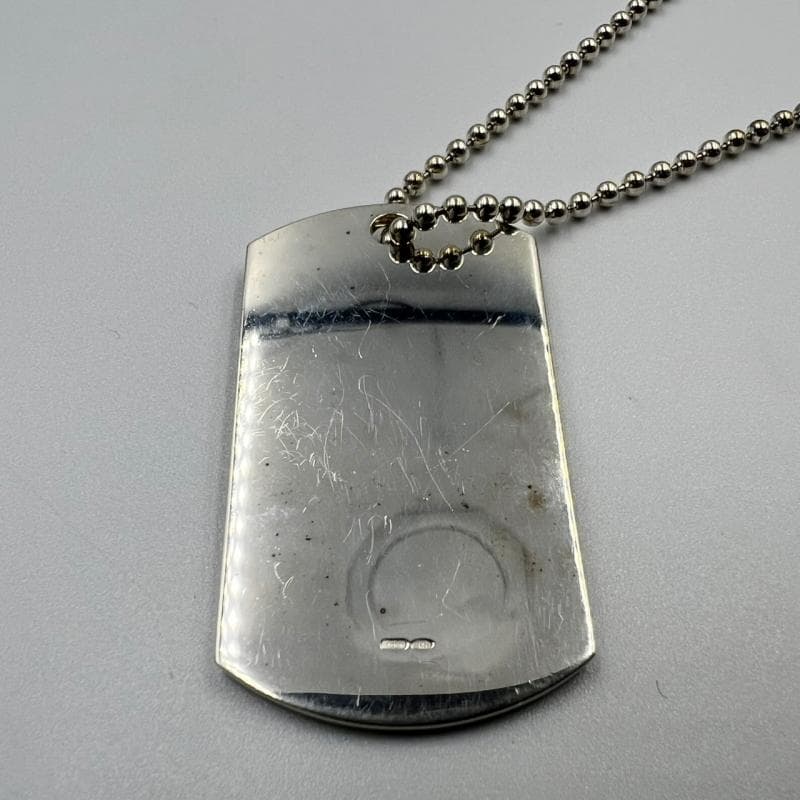 GUCCI ネックレス ドッグタグ ボールチェーン SV925
