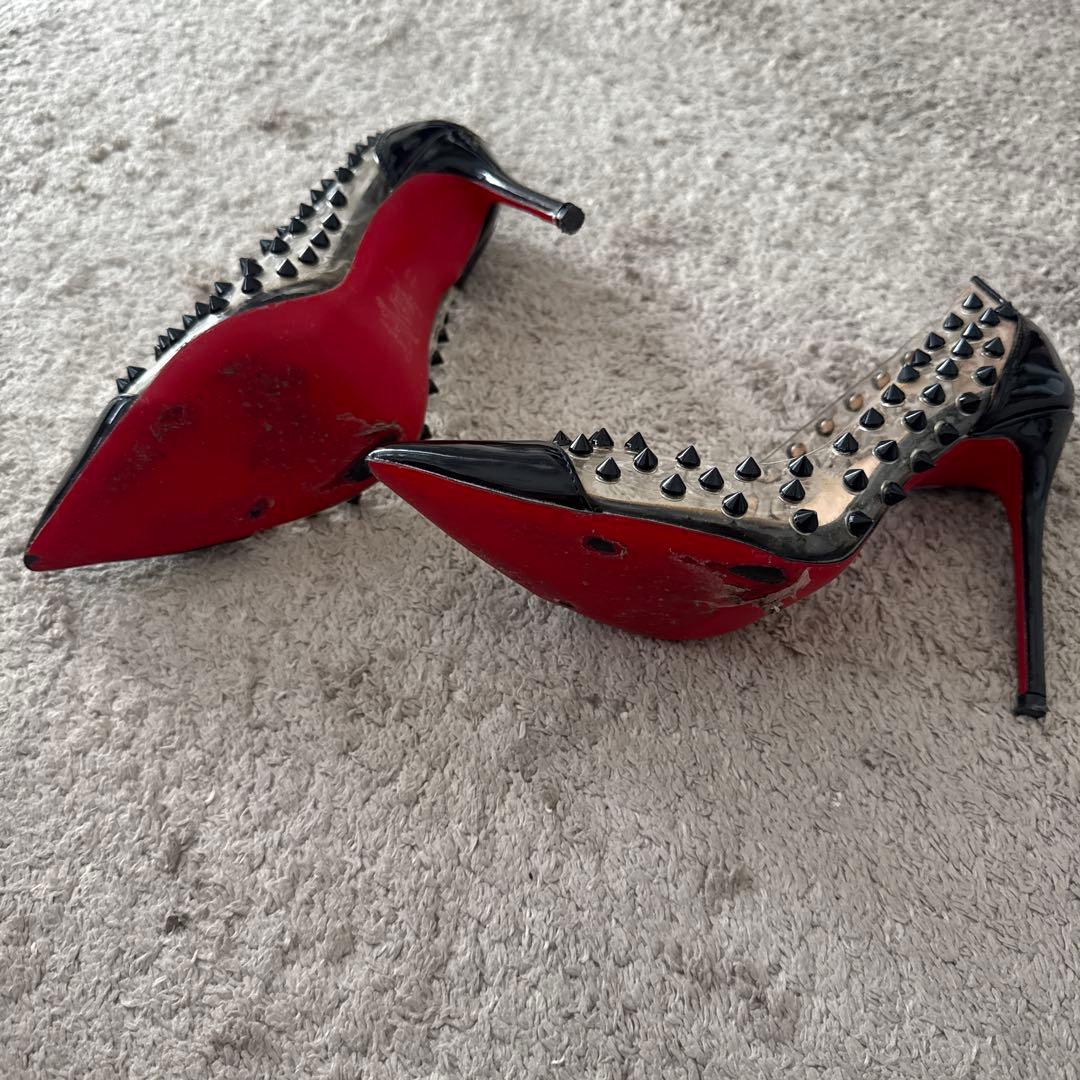 Christian Louboutin スタッズ付きハイヒール 36