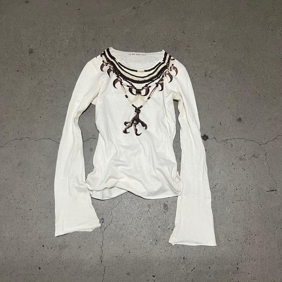 トップス IFSIXWASNINE Trompe l'oeil Shamanic Skin