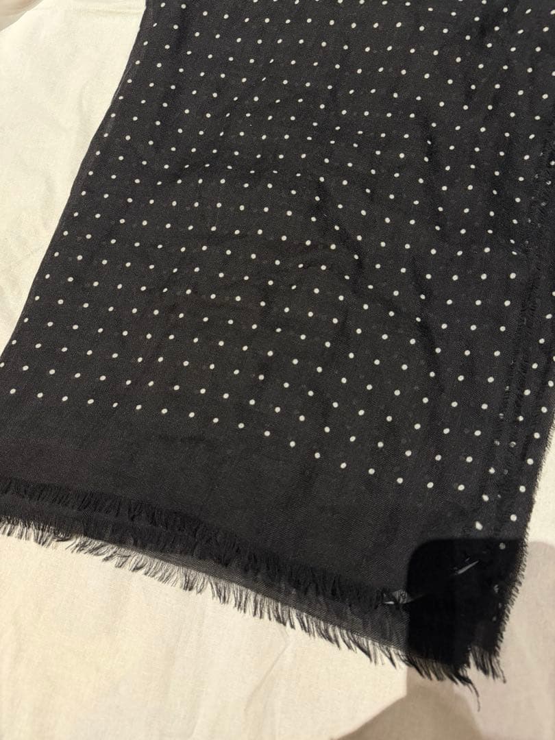 BEGG X CO シルキーカシミアドットストール Wispy Hanover