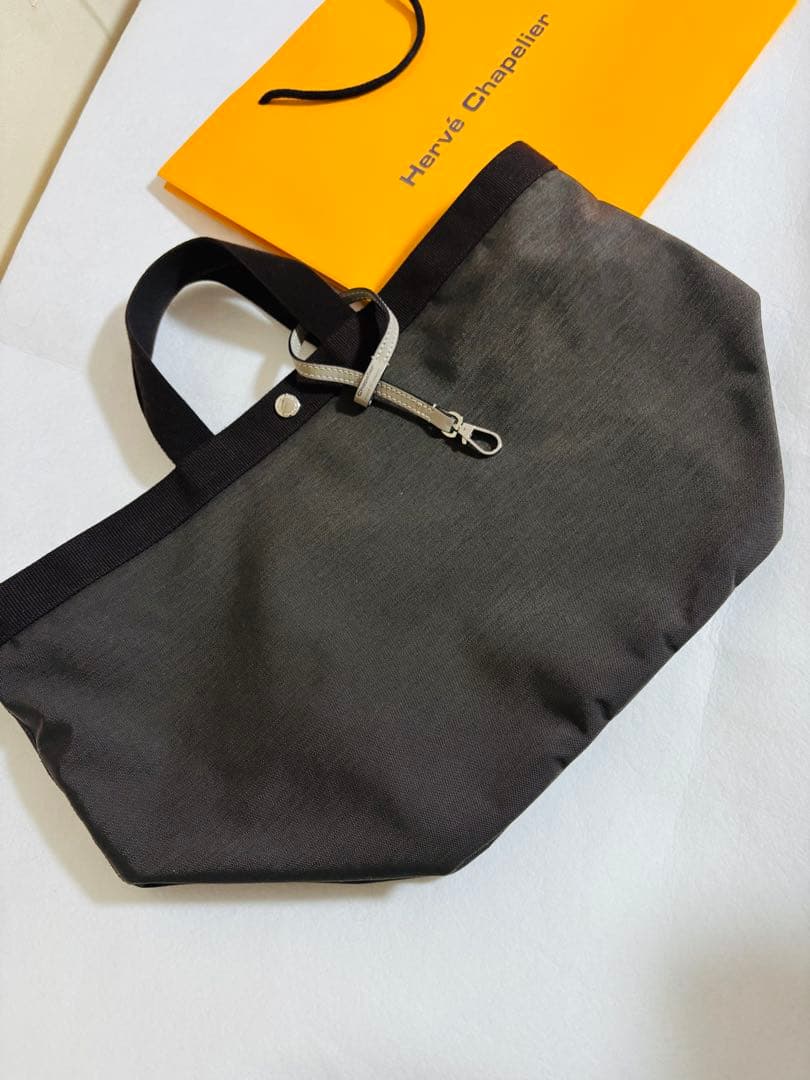 【極美品】エルベシャプリエ　モカモカ　725 大　バッグ　モカ　L