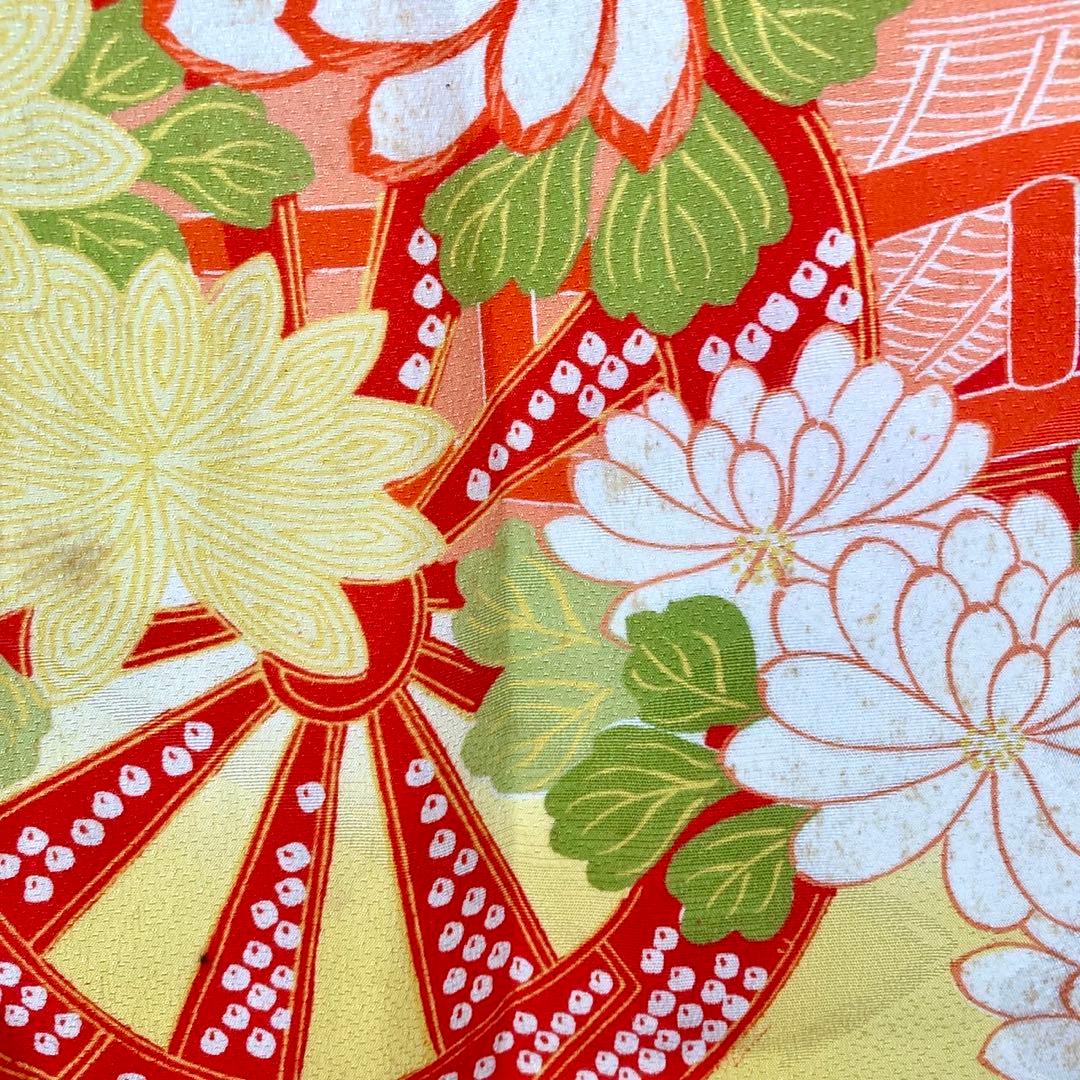 ★アンティーク　女の子　子供着物　3歳　七五三　　大正ロマン　NO48