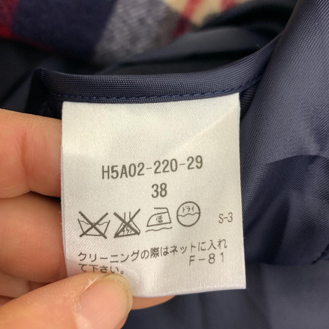 LA8688 マッキントッシュフィロソフィー トレンチコート ネイビー 紺 38