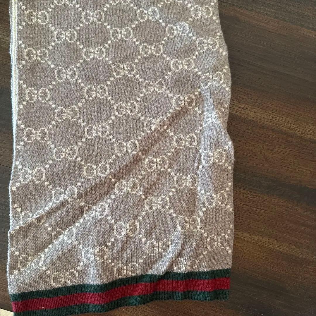 GUCCI GGパターン マフラー 23x180 cm