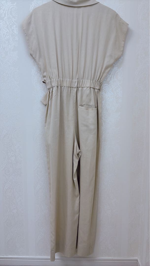 Ballsey セルロースナイロンツイルジャンプスーツ ベージュ 34