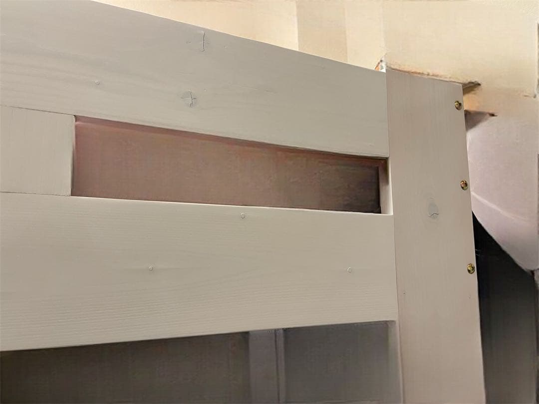 【東京都大田区引き渡しのみ3/8まで！】Lowya ロフトベッド 白