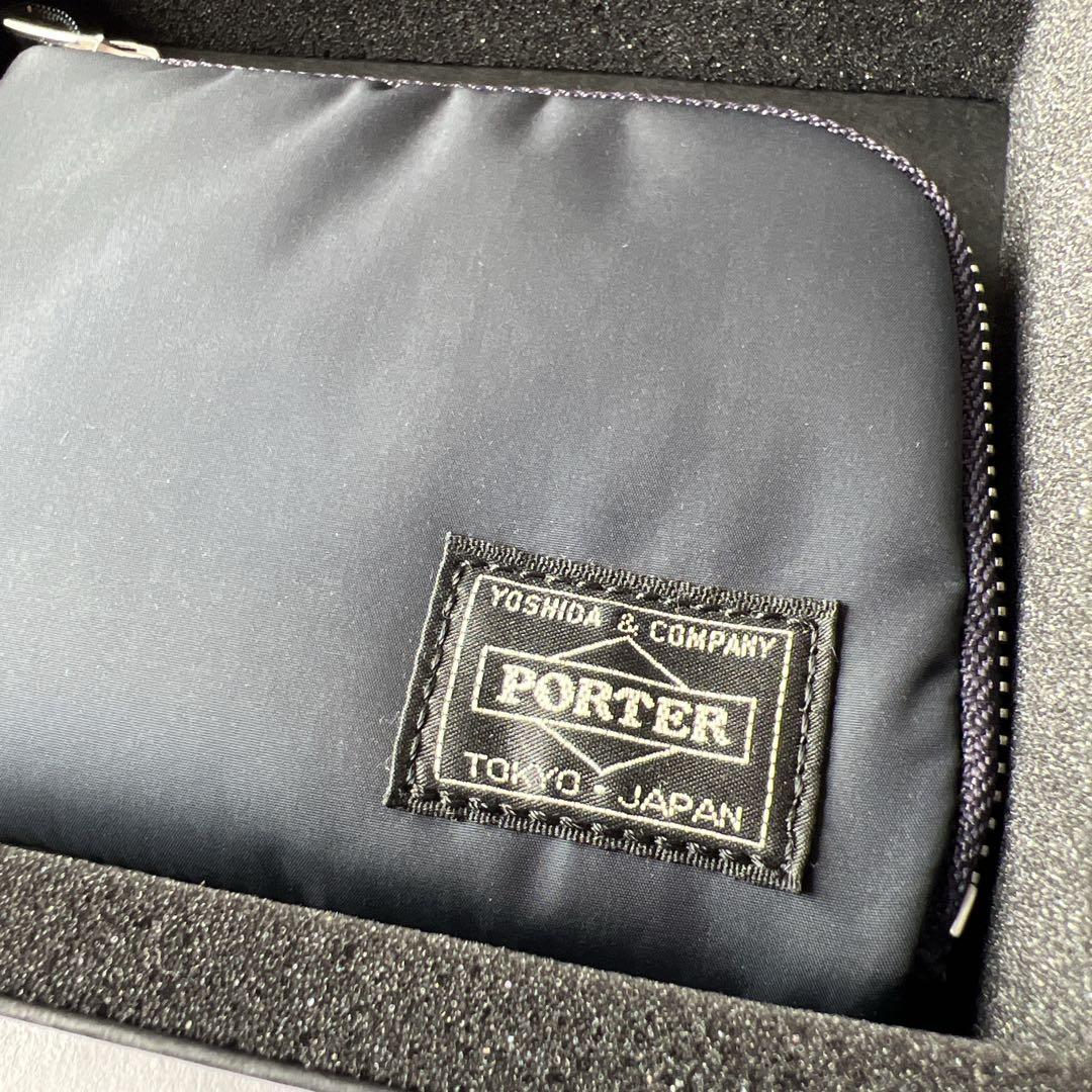 【専用】極美品✨ポーター　リバティー　ロング　ウォレット　ネイビー　箱付き