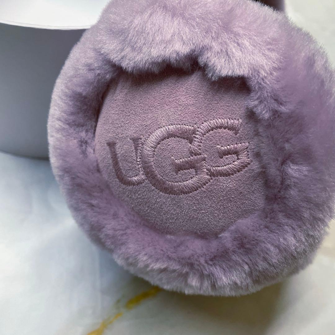 【新品未使用】UGG ライラック　シープスキン イヤマフ　イヤーマフラー　03