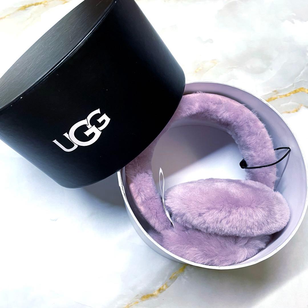 【新品未使用】UGG ライラック　シープスキン イヤマフ　イヤーマフラー　03