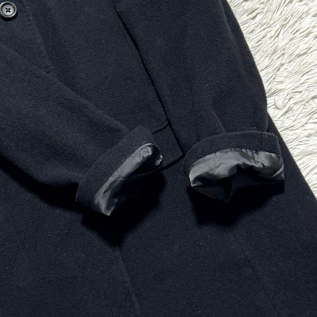 ユニクロ+j カシミヤブレンド チェスターコート XLサイズ ブラック 良品