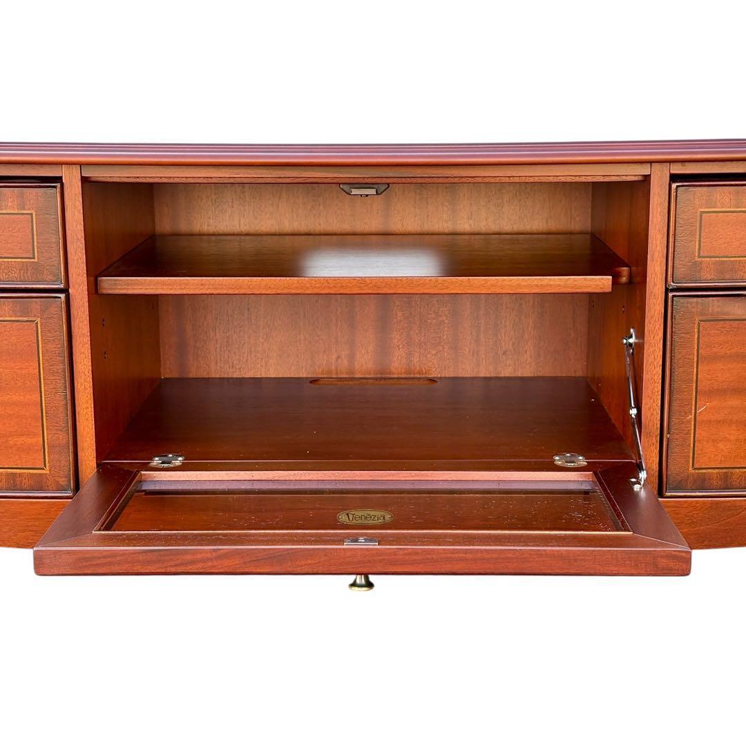 【美品】東海家具 ベネチア テレビボード マホガニー 新品約13万円