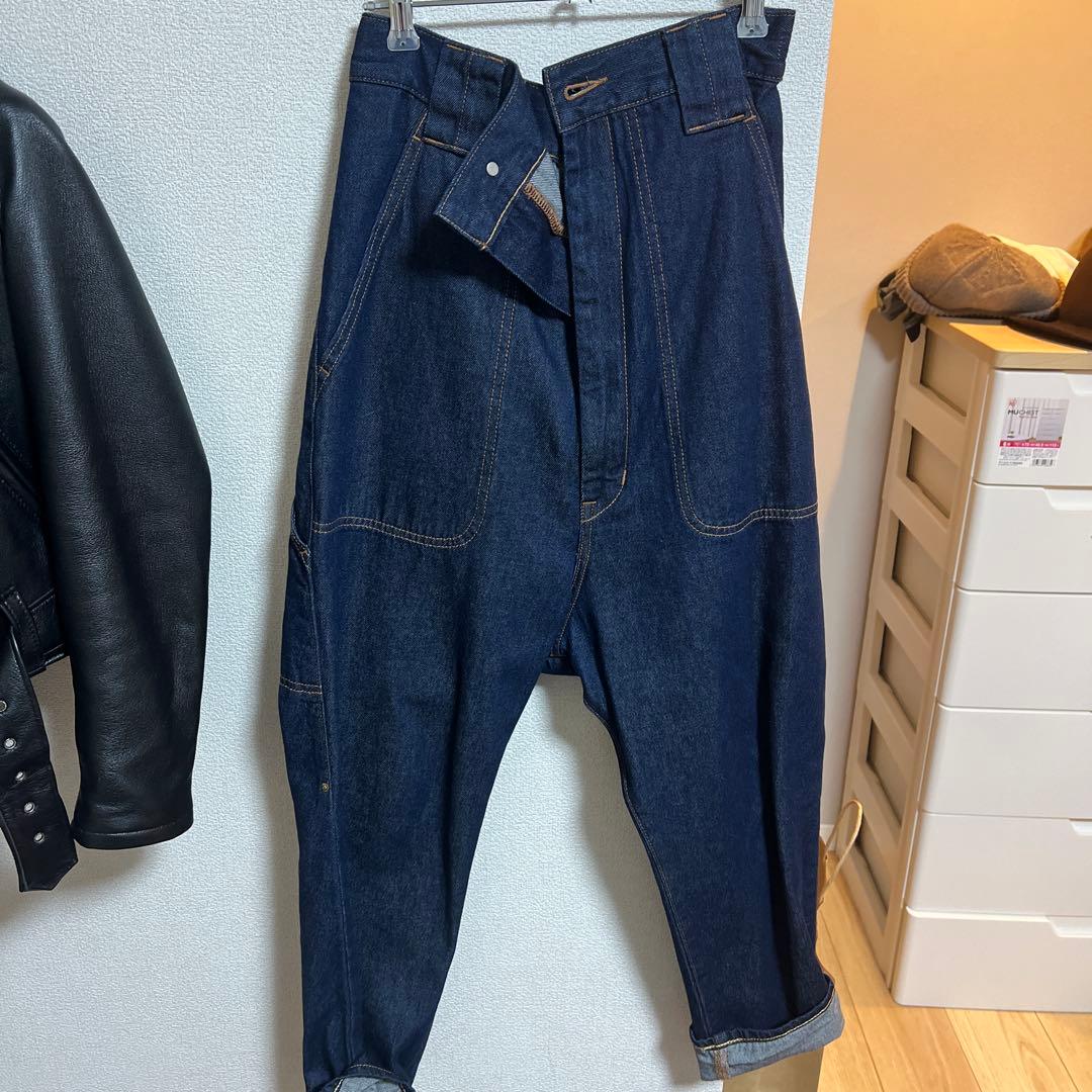 Lee サスペンダー付きデニムパンツ S