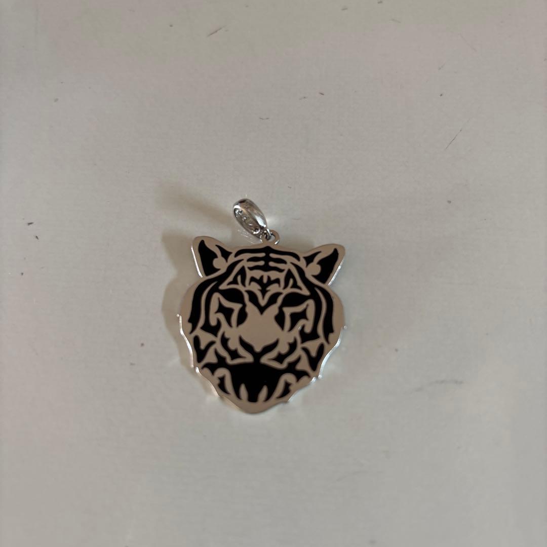 ホワイトゴールド❌オニキス メンズペンダントトップ中古