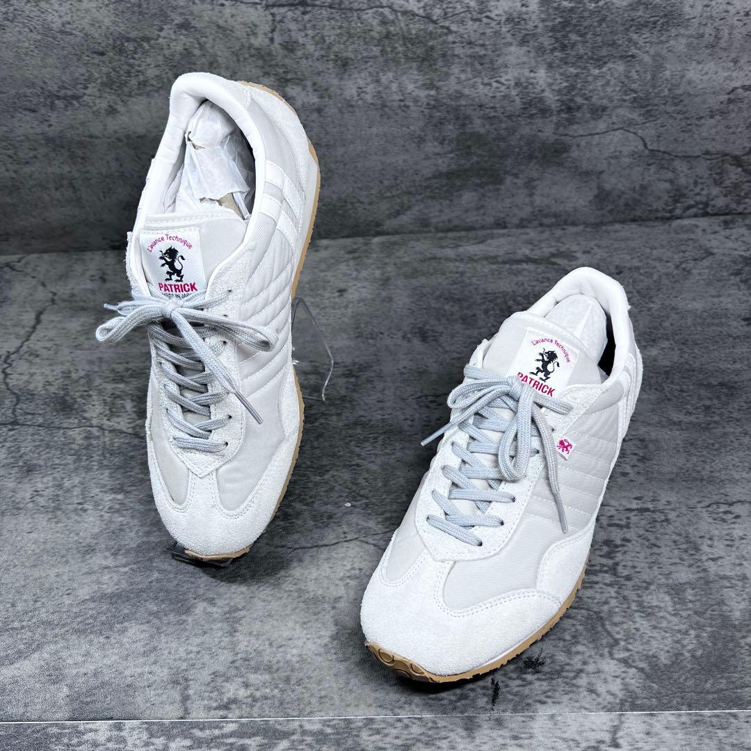 訳あり良品【パトリック】（38）スニーカー スタジアム グレー ナイロン