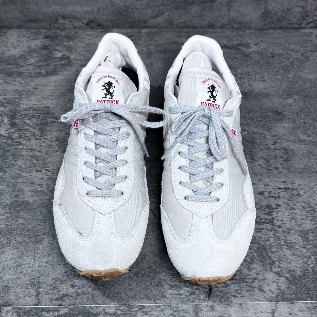 訳あり良品【パトリック】（38）スニーカー スタジアム グレー ナイロン