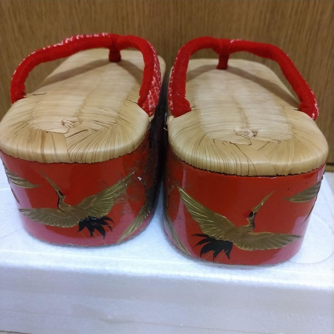 即発送　ぽっくり下駄 18cm 七五三　こっぽり　草履 こっぽり　おこぼ