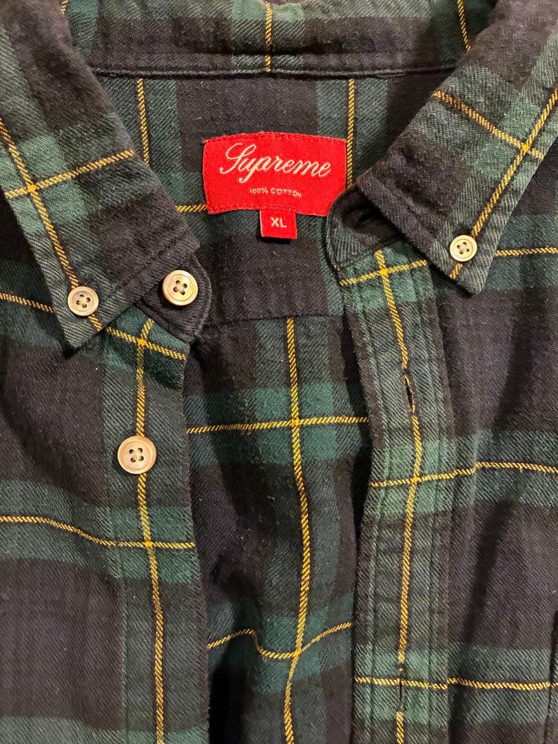 Supreme チェック柄シャツ XL