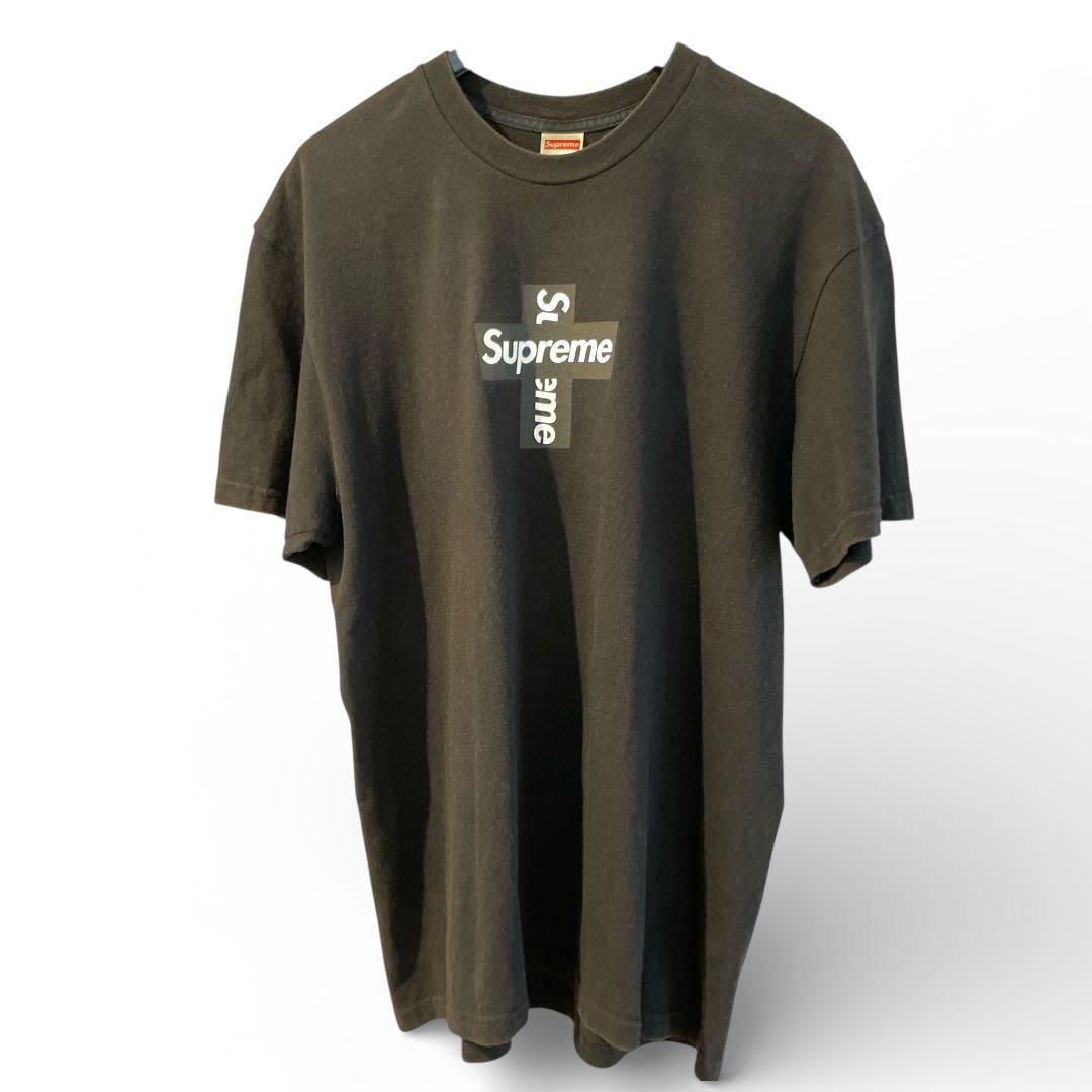 ま*送様 Supreme Cross Box Logo Tee 【黒＊L】