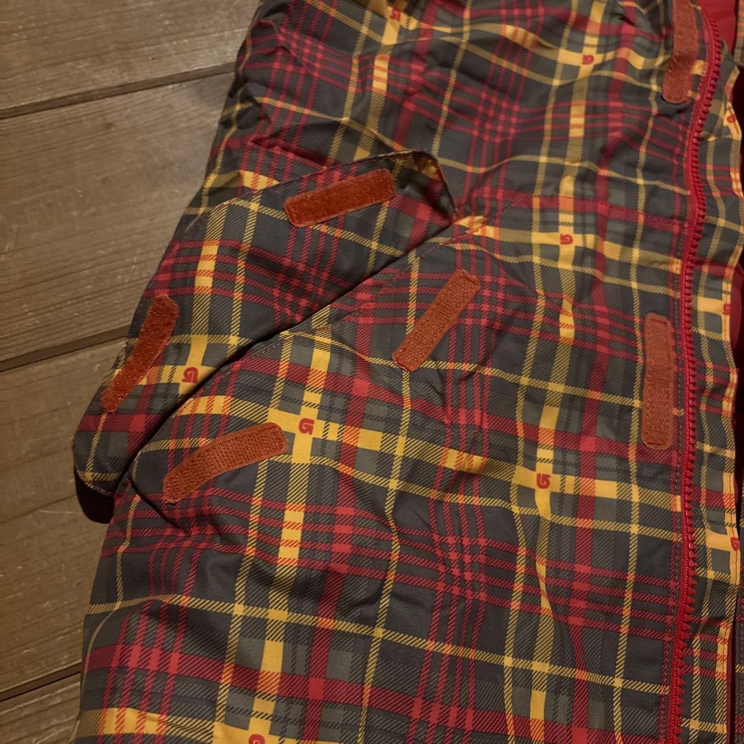 BURTON バートン　チェック　スノーボードウエア　上下　セット