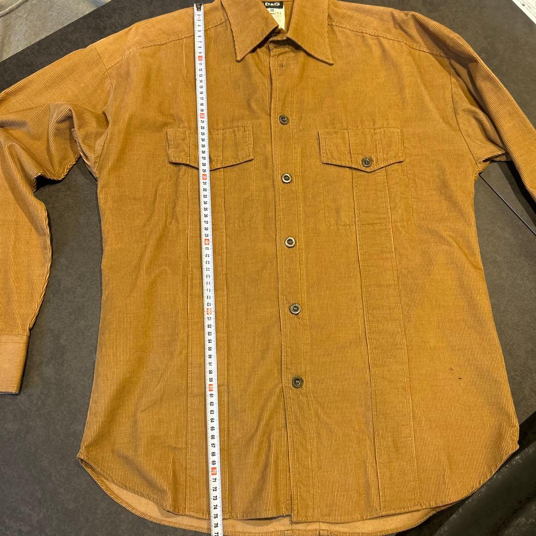 ドルチェ&ガッバーナ ドルガバDOLCE&GABBANA コーデュロイシャツ