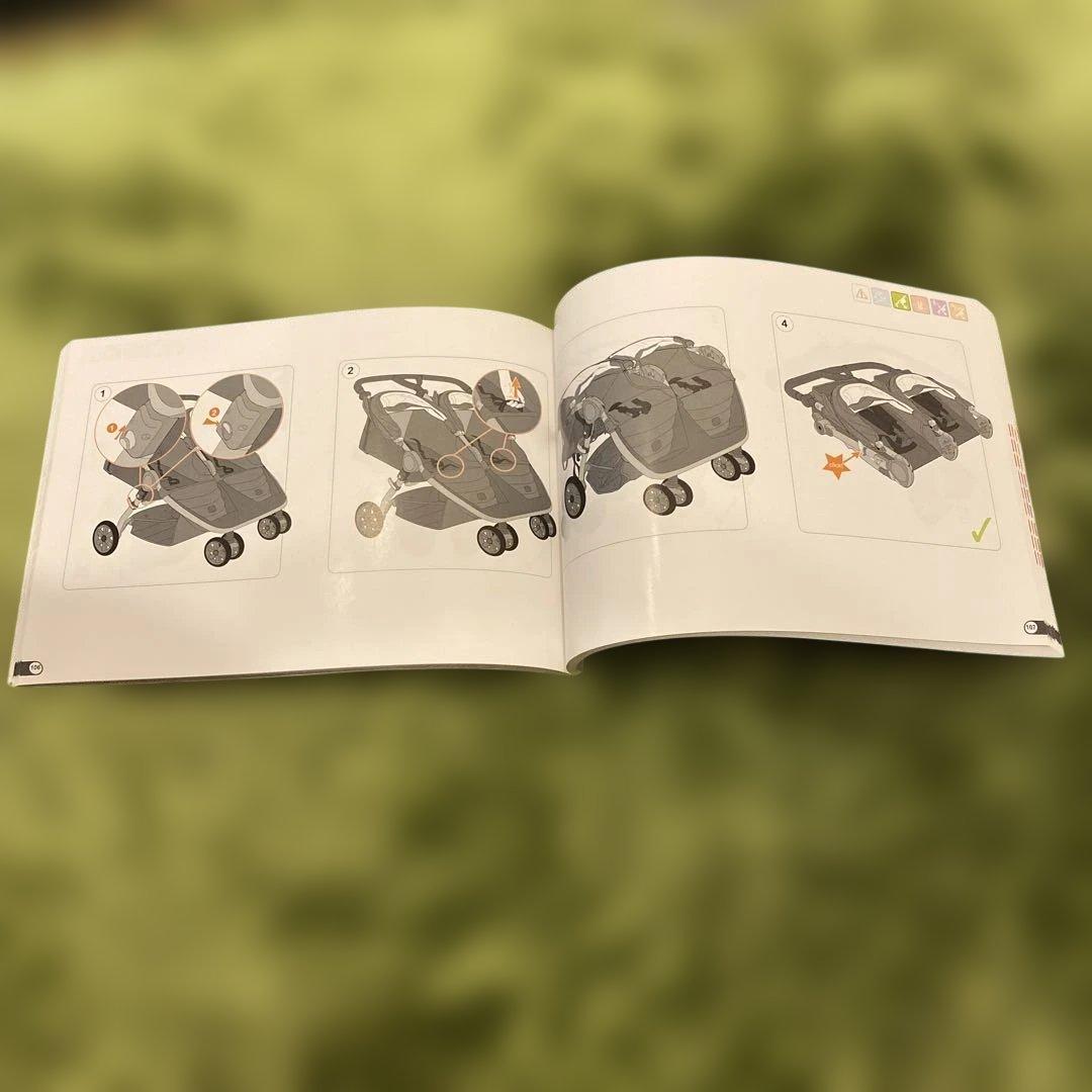 【説明書あり】二人乗りベビーカー　双子ベビーカー 　britax ブリタックス