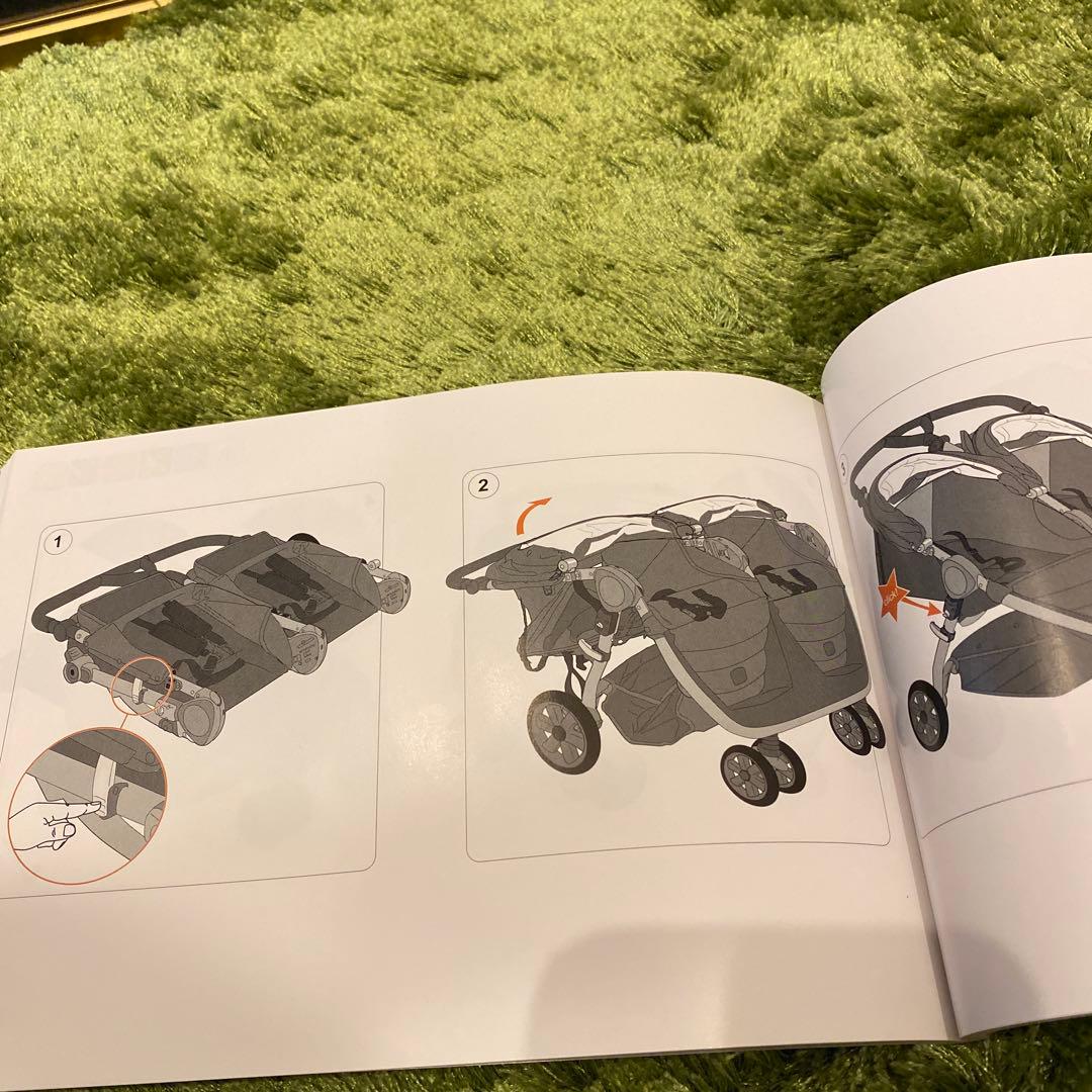 【説明書あり】二人乗りベビーカー　双子ベビーカー 　britax ブリタックス