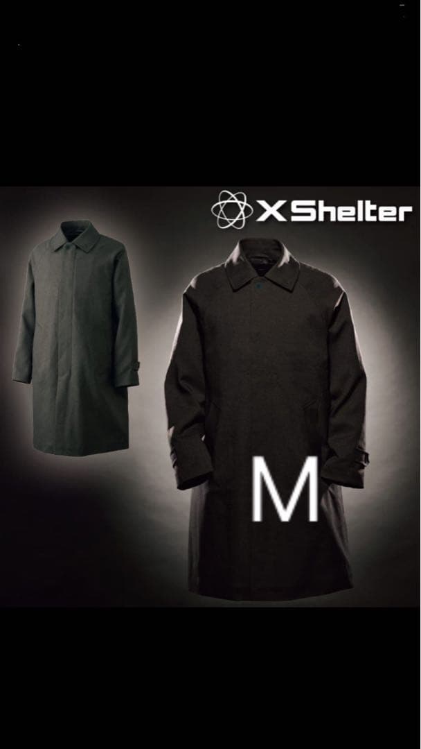 ワークマン エックスシェルター 断熱α ステンカラーコート M ブラック