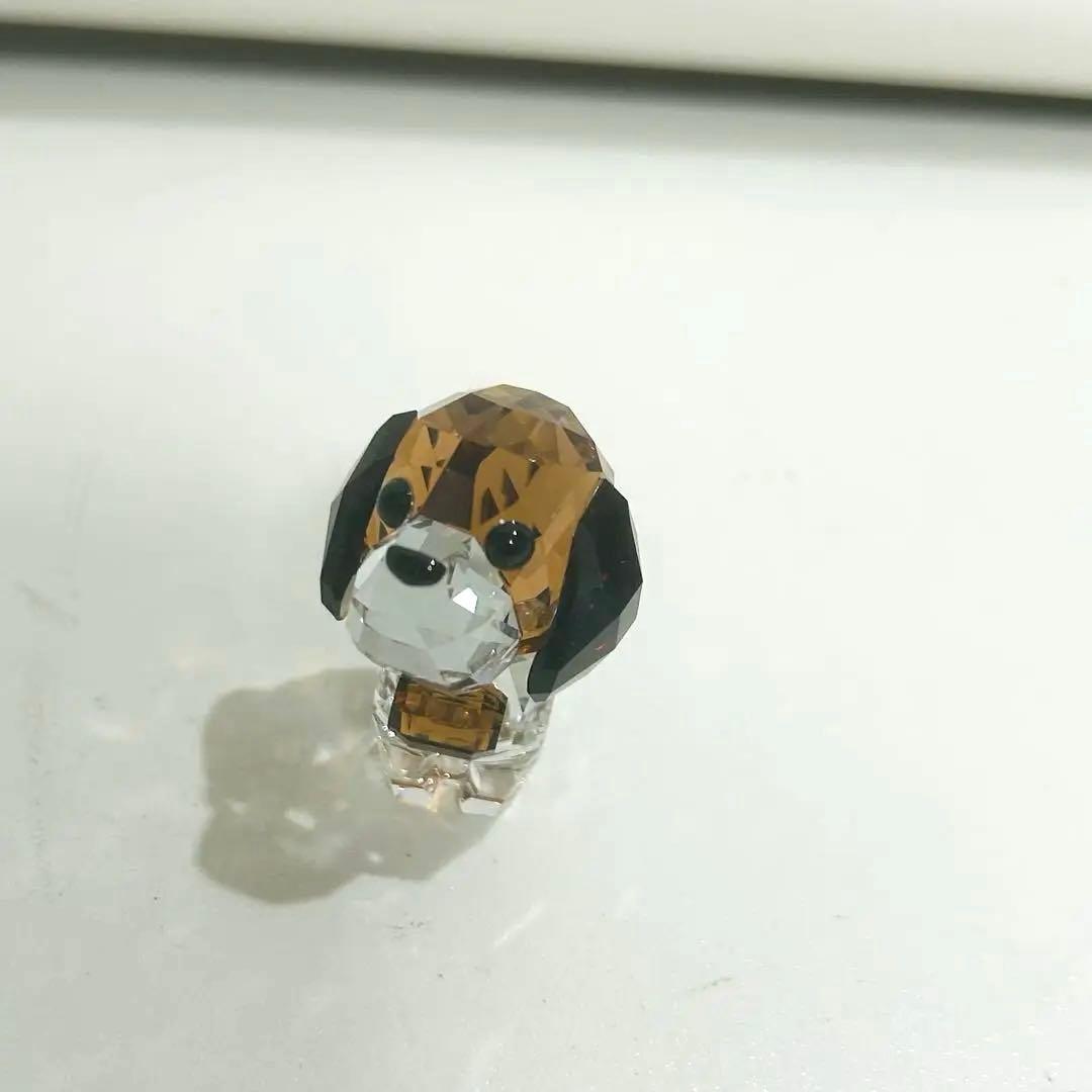 スワロフスキー ■セントバーナード 犬 置物 5213704 子犬