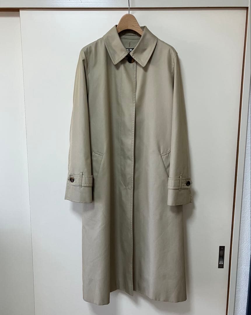 アクアスキュータム　ステンカラーコート　ライナー付き