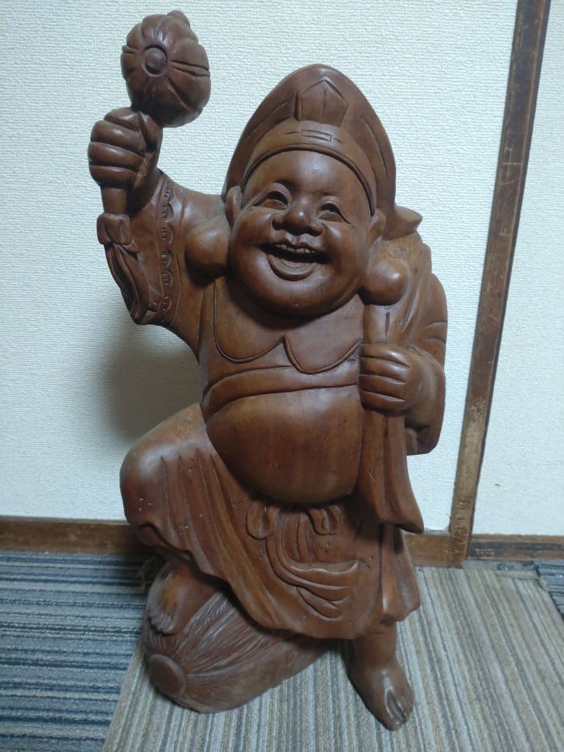 大人気！木彫り七福神　大黒天　縁起物
