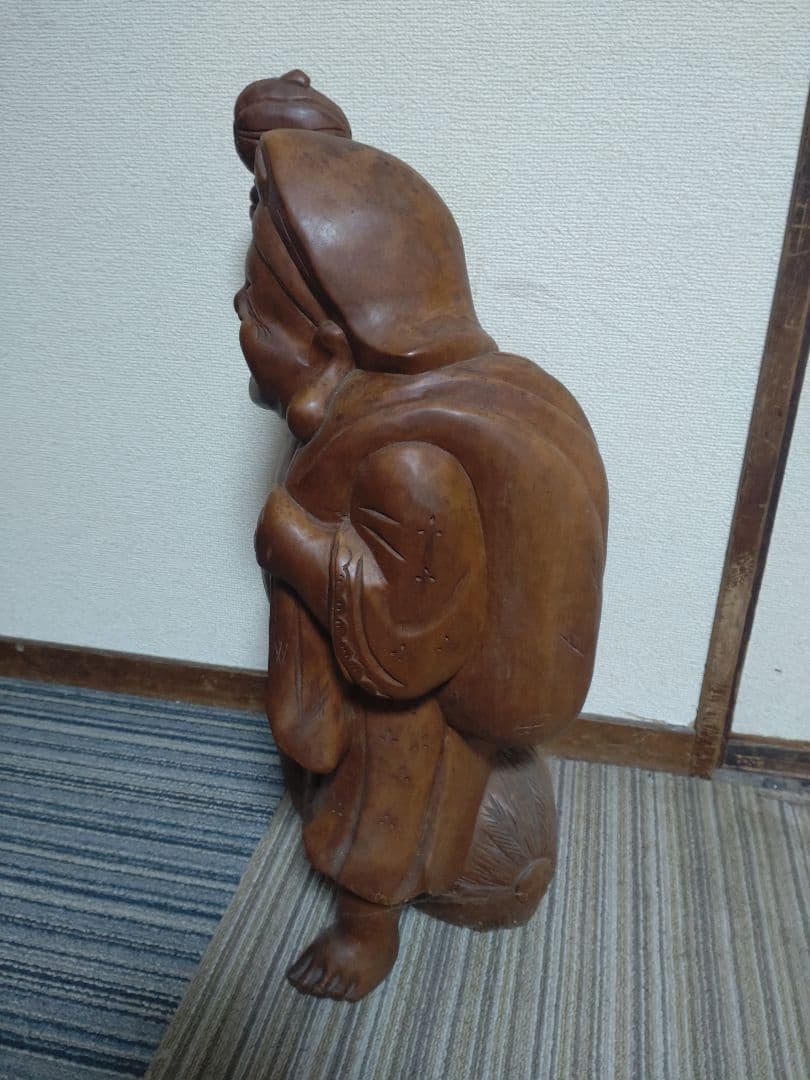 大人気！木彫り七福神　大黒天　縁起物