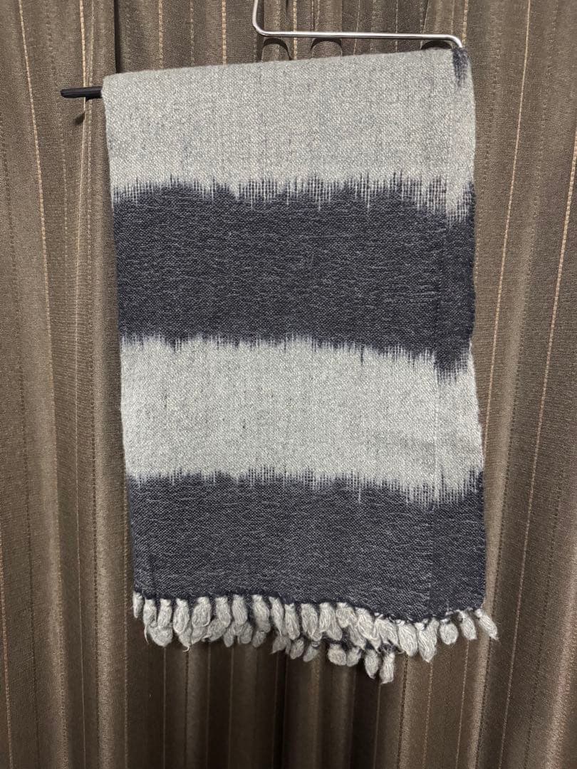 イッセイミヤケ　筆タグ　大判ストール