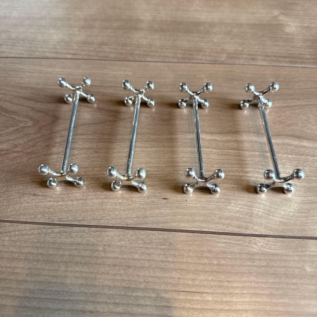 フランス　クリフトフル　アンティーク　カトラリーセット４個セット