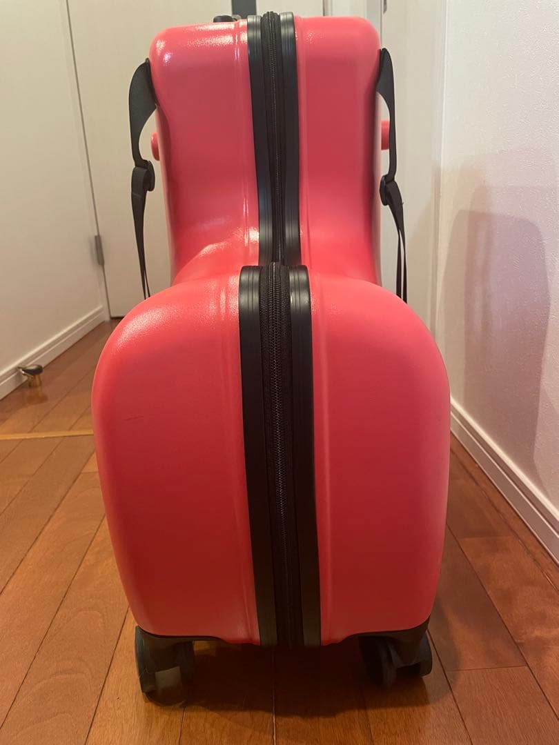 NORICCO ノリッコ 子どもが乗れる キャリーケースM 　ピンク