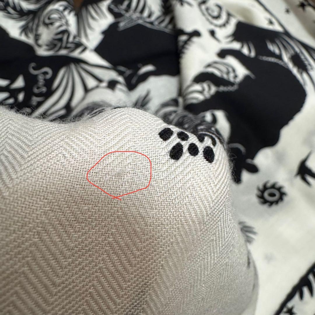 エルメス HERMES カシミヤ カシシル 140 カレジェアン