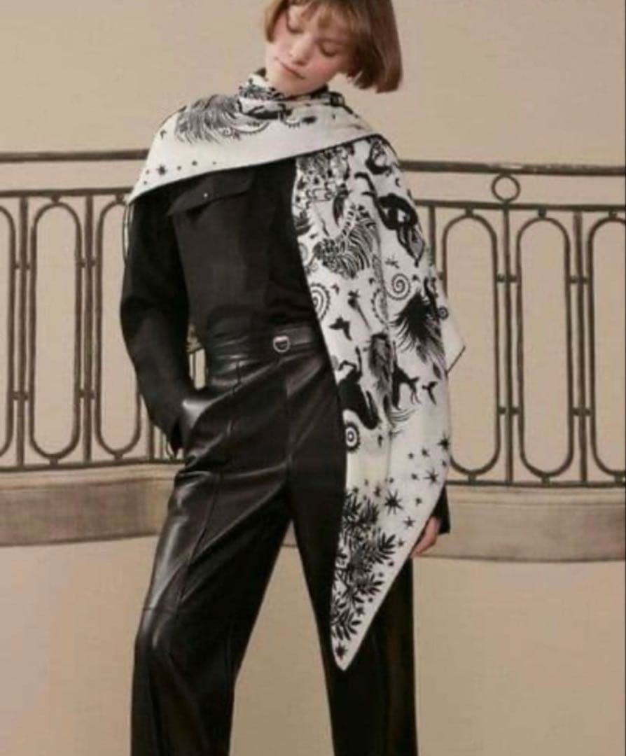 エルメス HERMES カシミヤ カシシル 140 カレジェアン