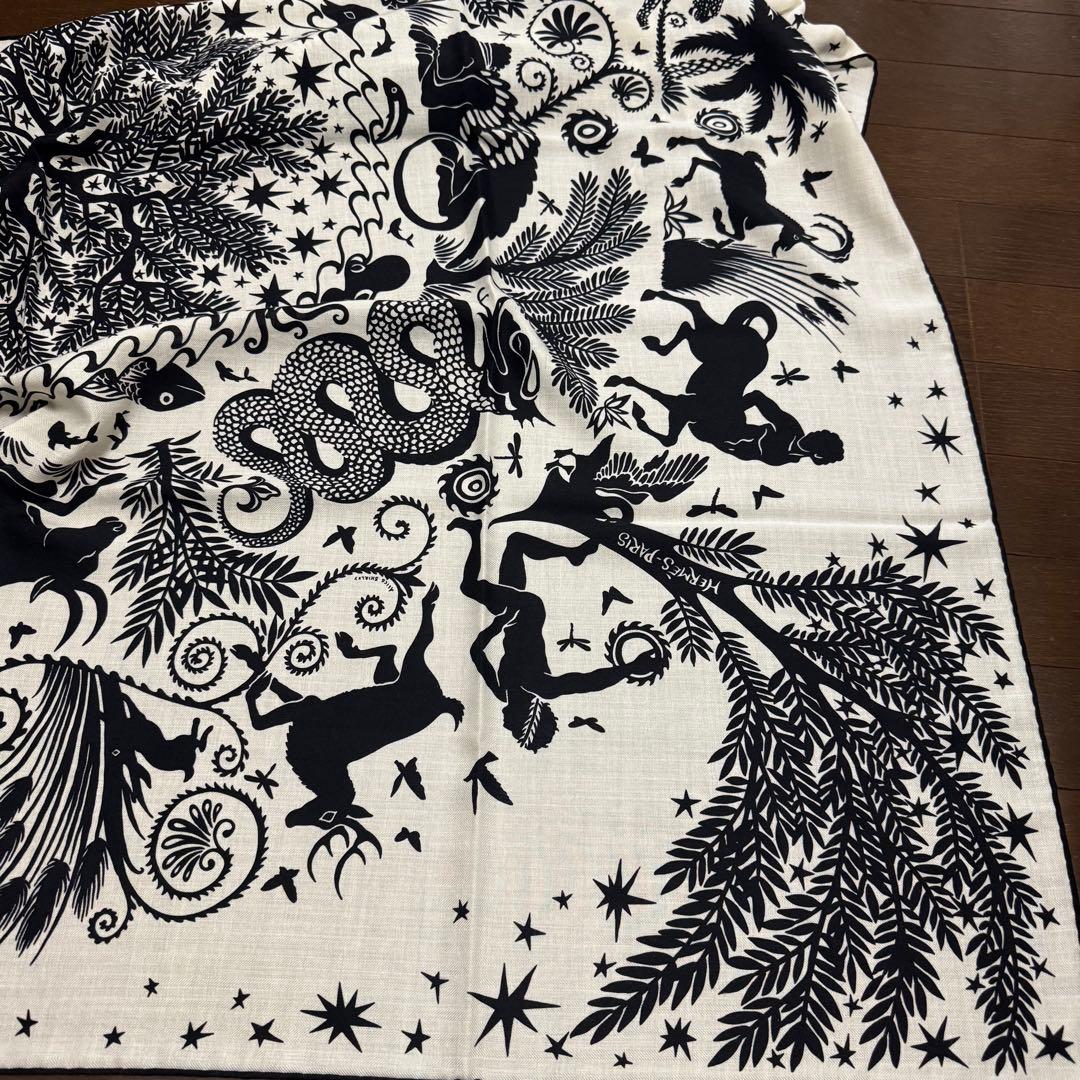 エルメス HERMES カシミヤ カシシル 140 カレジェアン