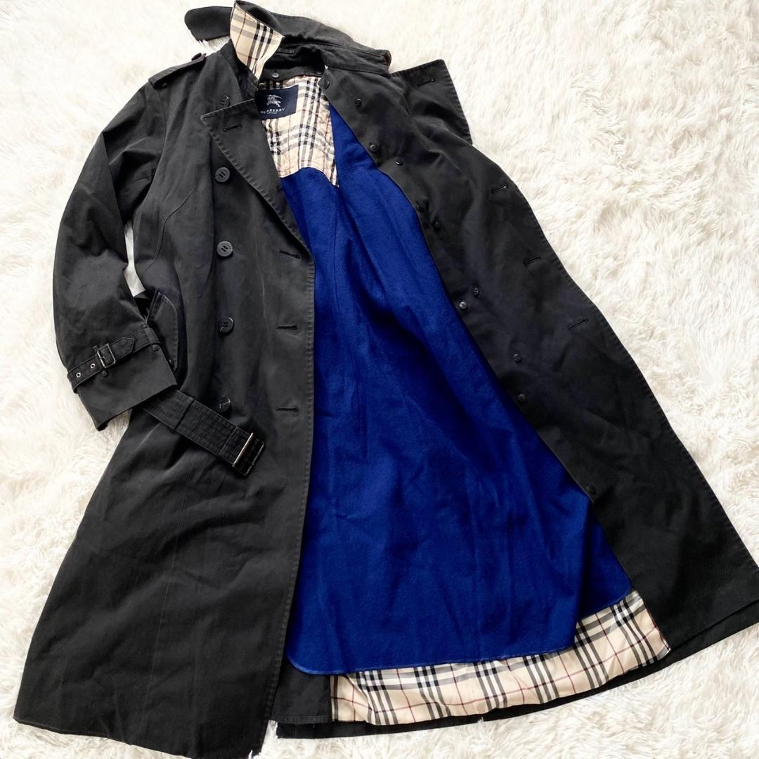 バーバリーロンドン トレンチコート ノバチェック Lサイズ ライナー ベルト付き