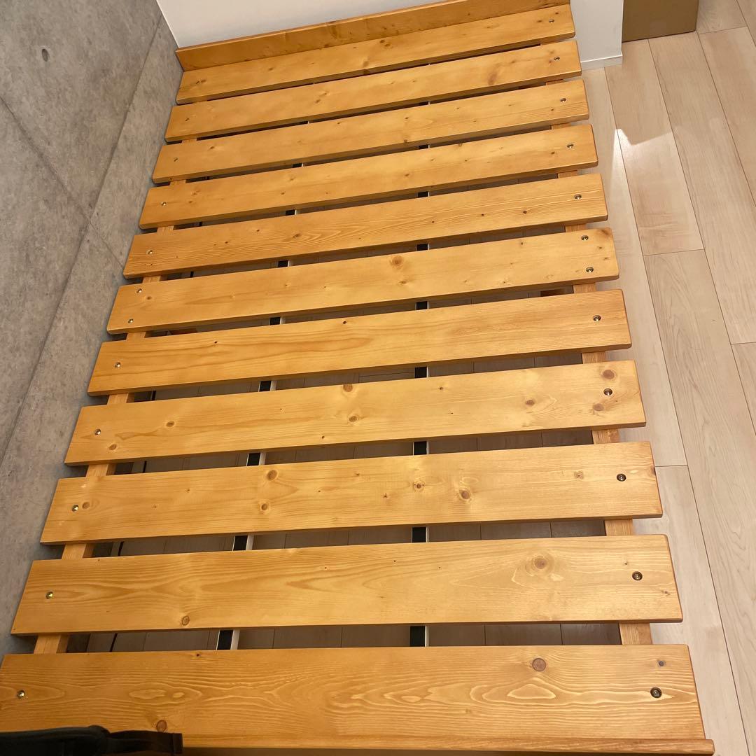 Marvin すのこベッド　ベッドフレーム　セミダブル　木製