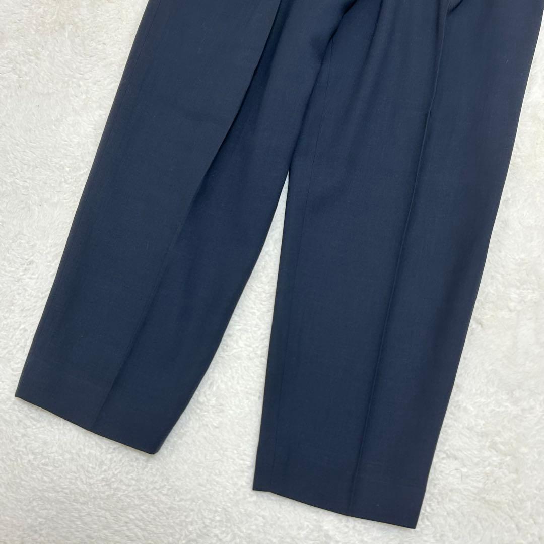 【美品】バーバリー スーツ セットアップ ネイビー 15号 ダブルブレスト