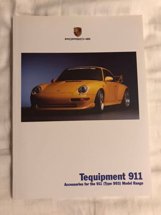 【美品】ポルシェ 911 アクセサリー　カタログ Tequipment 993