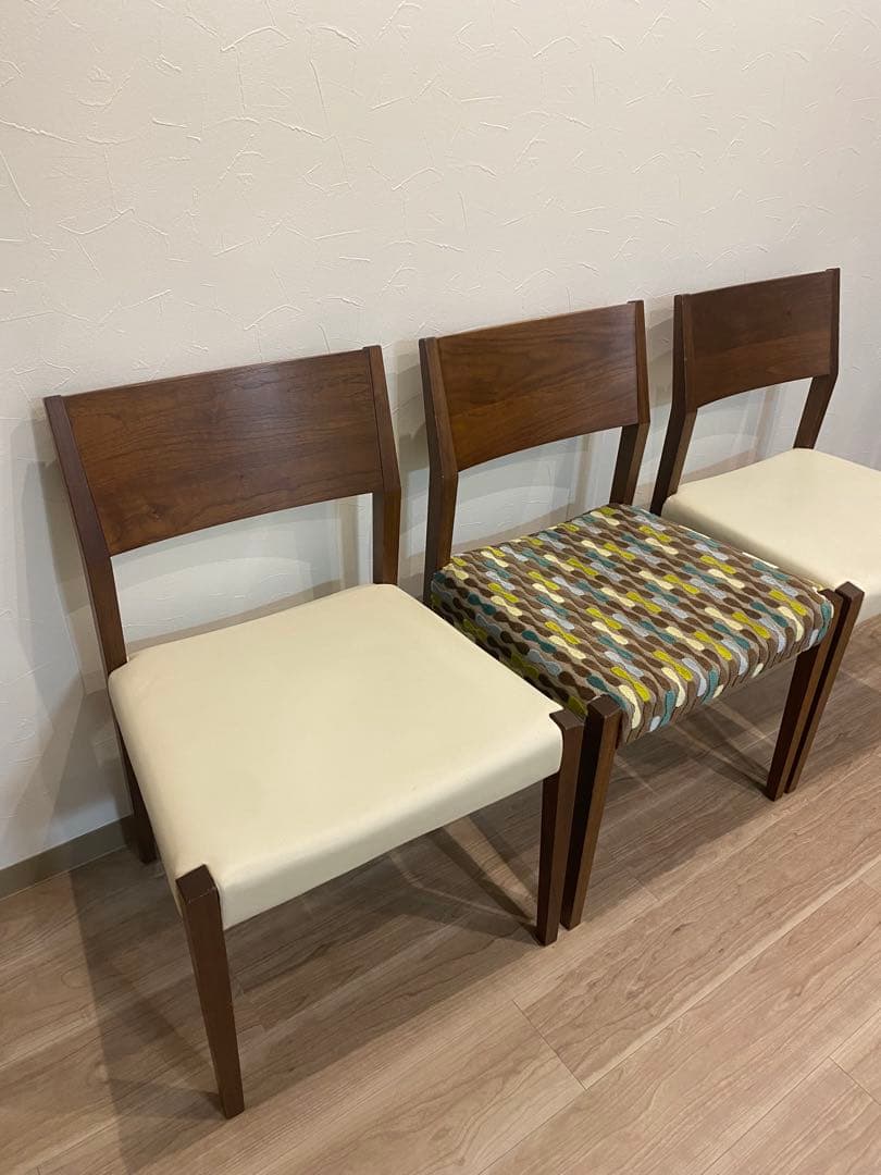 柏木工ウォールナットダイニングチェア 北欧 一脚