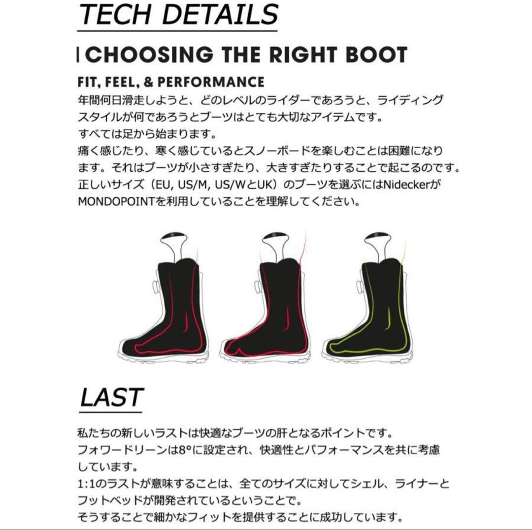 新品未使用品NIDECKER スノーボード ブーALTAI 価格￥52800