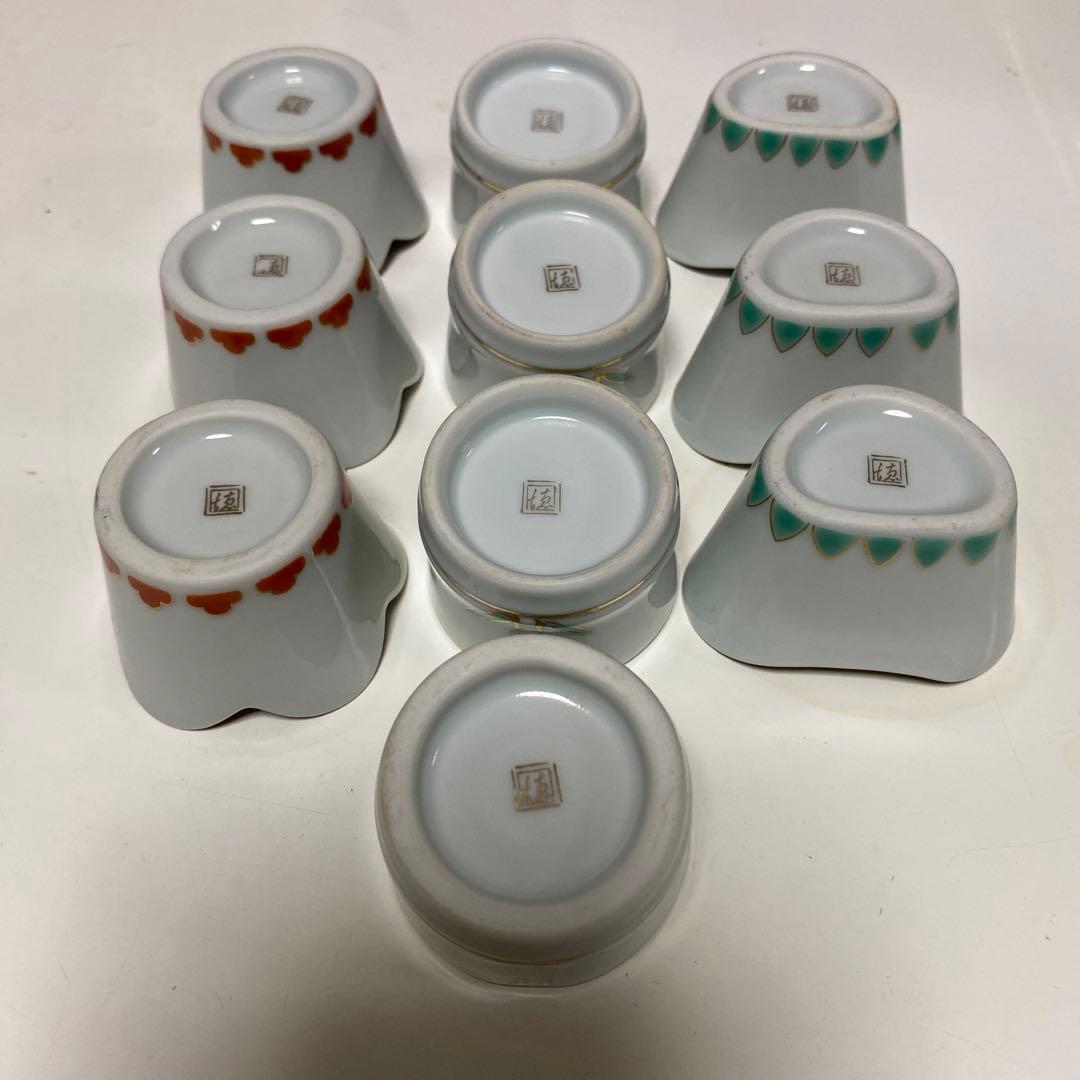 バラ売り可 有田焼 徳幸窯 小付 松3個 竹4個 梅3個 全10個セット