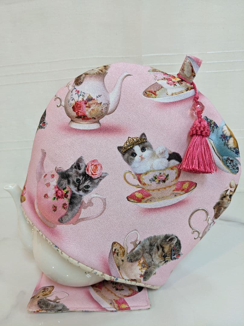 ❦カピ薔薇❦　タイムレストレジャー♡ネコちゃん♡ティーコゼー♡ハンドメイド