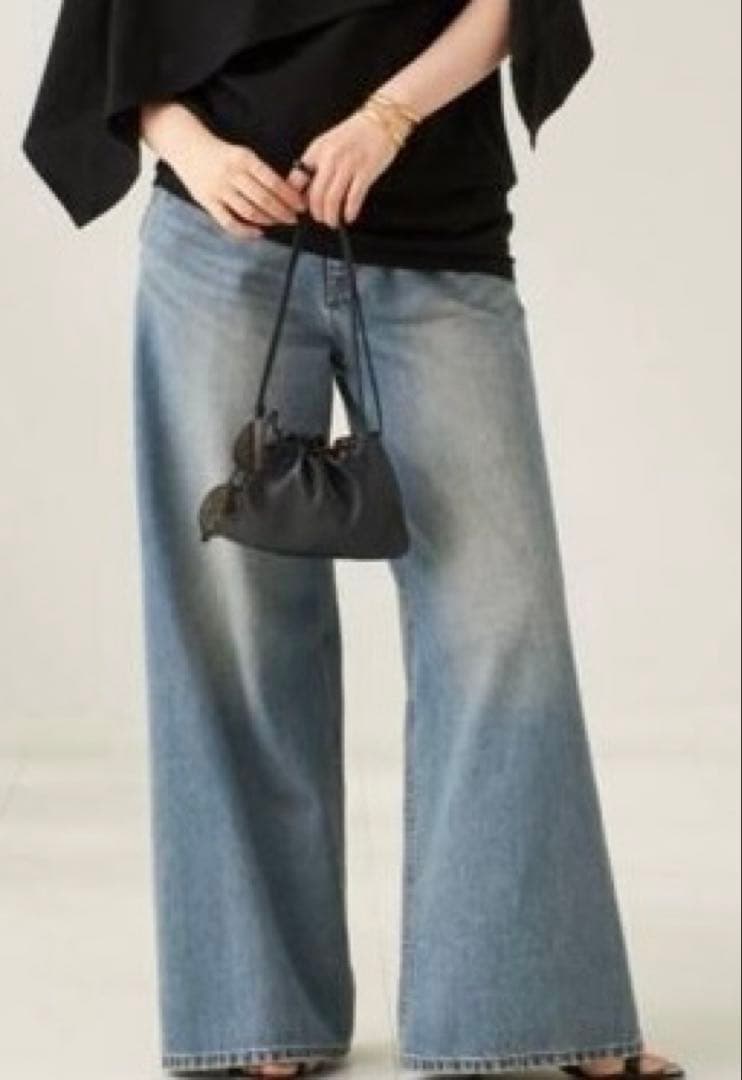 2025年　Plage R’IAM straight WIDE デニム 38