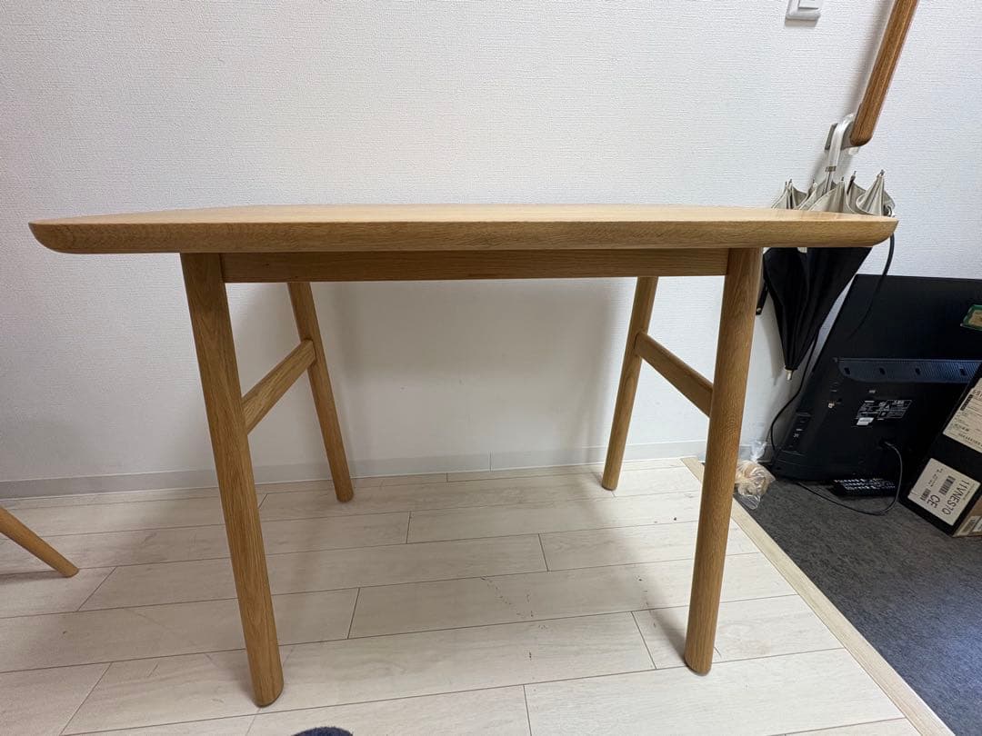 美品】ACTUS リピアオーク材デスク 学習机 テーブル アクタス RIPIA