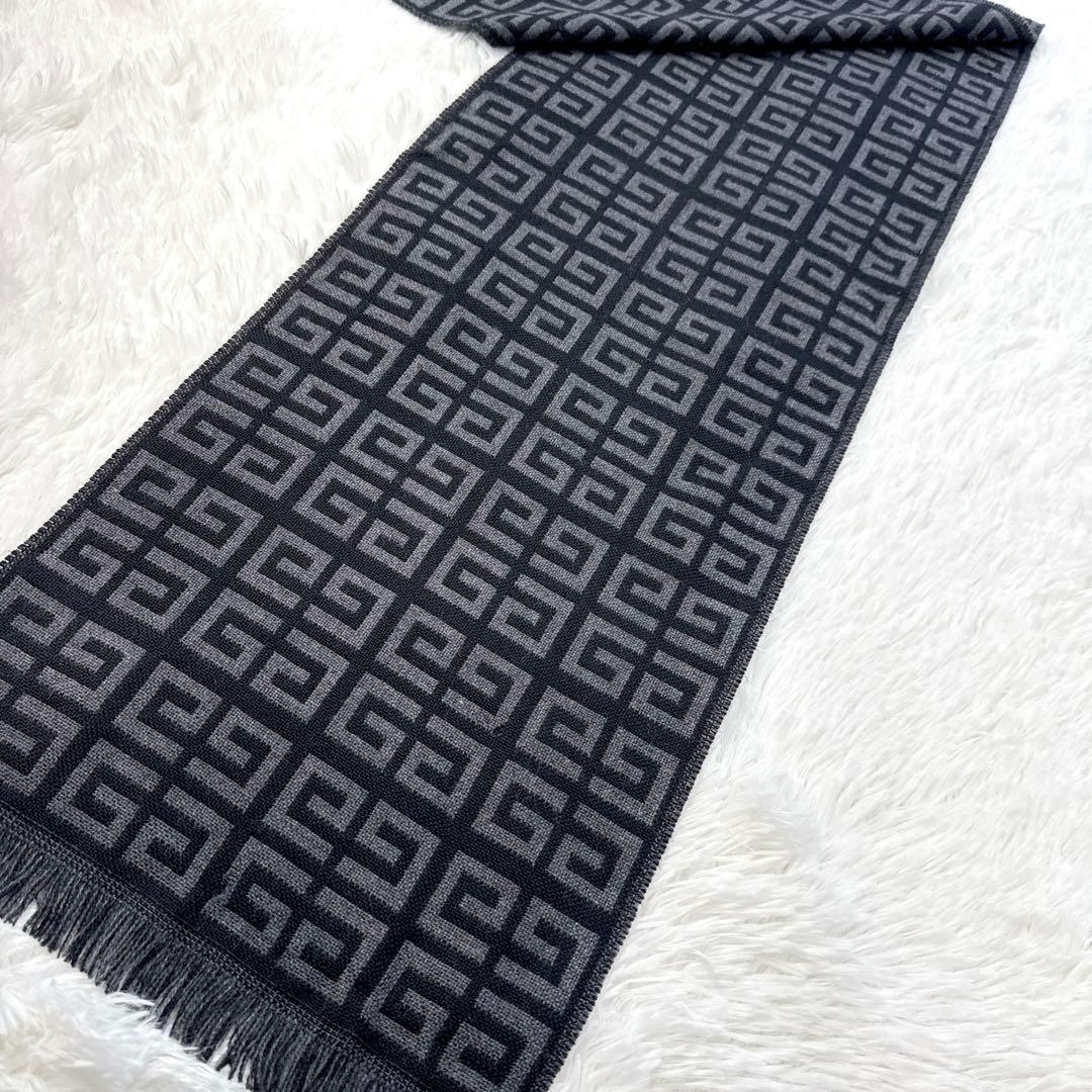 yvnlazy着用モデル✨ジバンシー リバーシブル　2way マフラー　4G