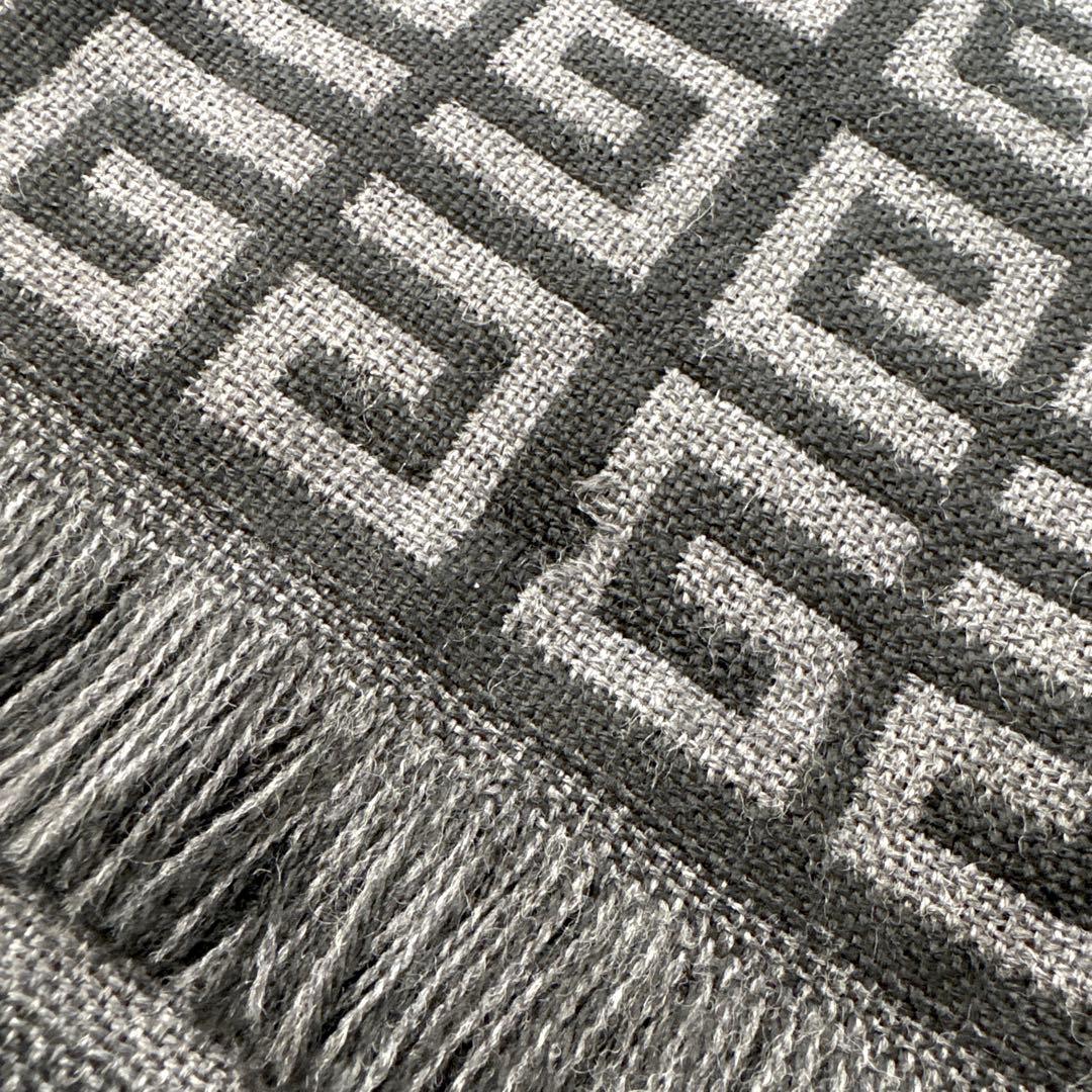 yvnlazy着用モデル✨ジバンシー リバーシブル　2way マフラー　4G